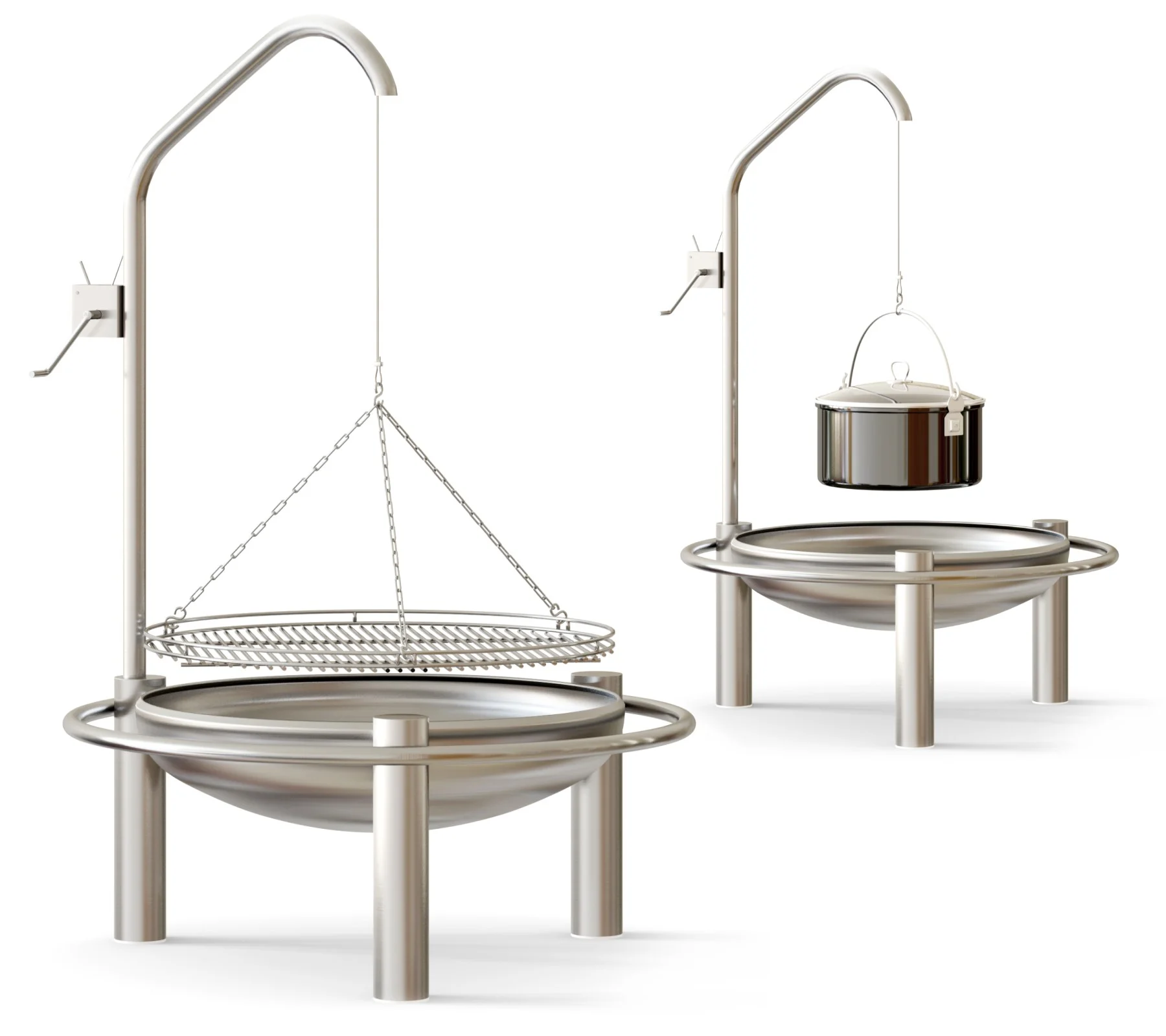 Faszenes grill Ricon kerek 90 cm átmérő